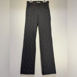 Kuhl athletic ‘Jean’ hiking pants. Size 8, heathered black and grey.